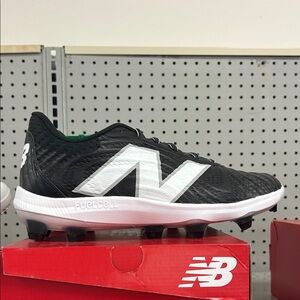 New Balance Black and White FuelCell Cleats